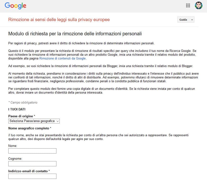 Cancellarsi Da Google