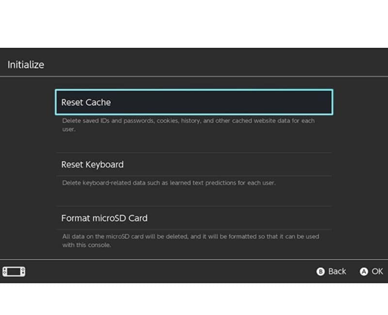 Come Resettare Nintendo Switch