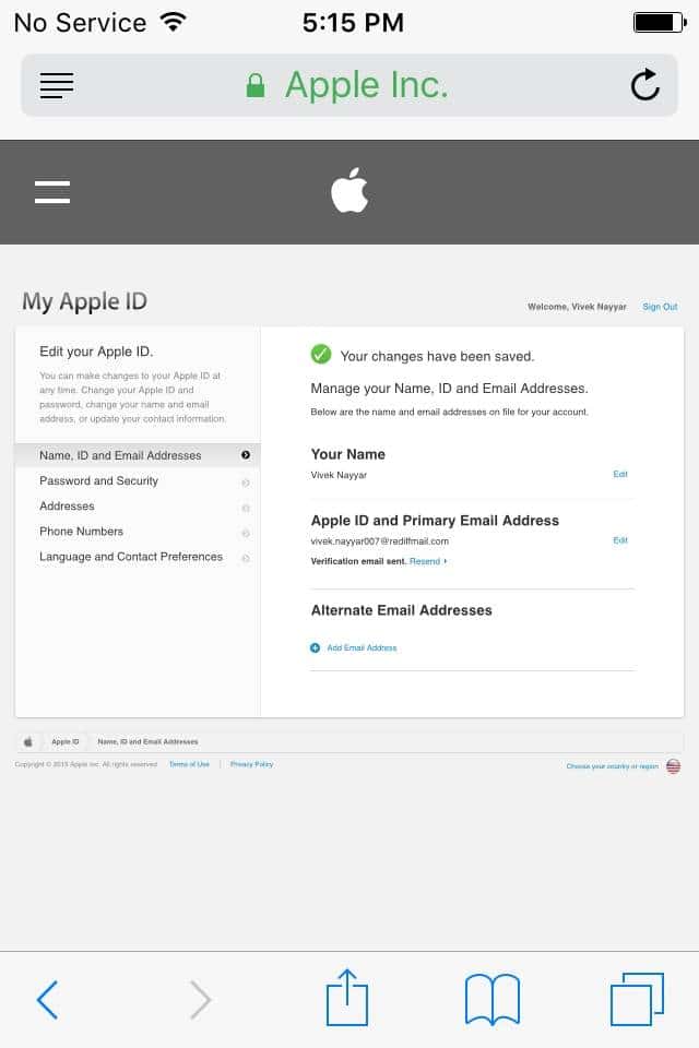 Cambiare Id Apple Tramite Email Apple