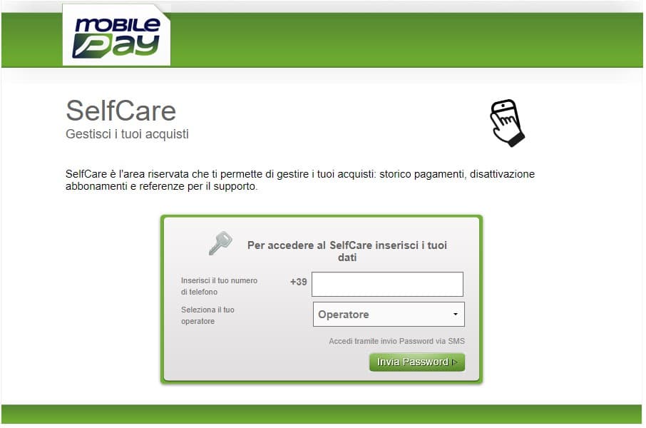 Selfcare Di Mobilepay