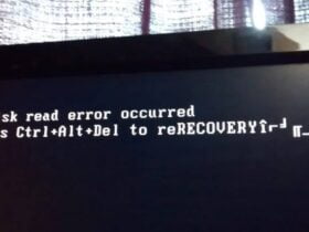 A Disk Read Error Occurred Cosa Fare?