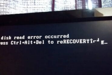 A Disk Read Error Occurred Cosa Fare?