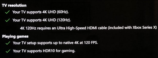 Xbox Series X E S 120Hz
