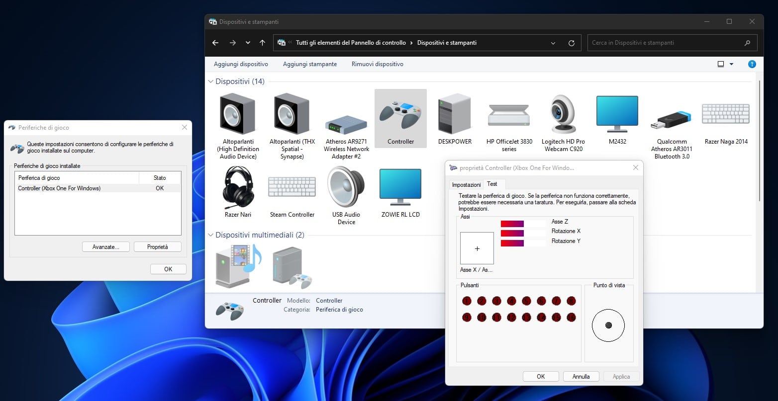 Calibrare Controller Pc