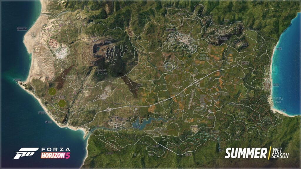 Mappa Forza Horizon 5