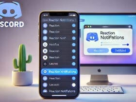 Illustrazione Di Un Telefono E Un Desktop Che Mostrano L'Interfaccia Di Discord Con Le Notifiche Di Reazione Disattivate.
